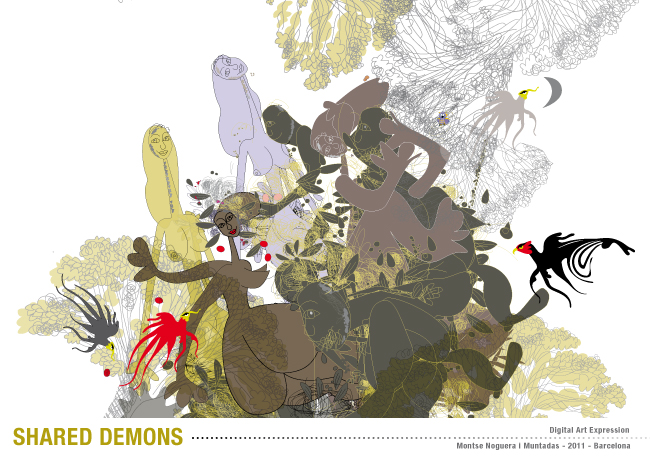 Forest women illustrated by Montse Noguera